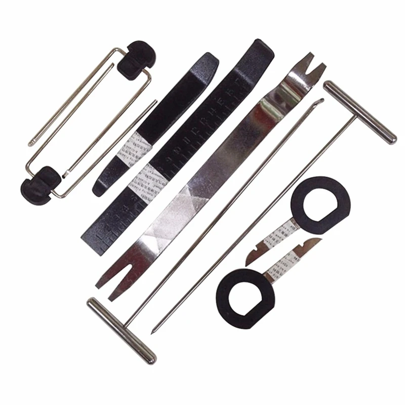 9Pcs/Pack Car Audio Seesaw Tools Disassembly Sound Insulation Modification Tools Audio Disassembly Set Auto Vehicle Repair Too
9Pcs/Pack Car Audio Seesaw Tools Disassembly Sound Insulation Modification Tools Audio Disassembly Set Auto Vehicle Repair Too