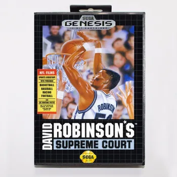 David Robinson's Supreme Court Game Cartridge 16 bit MD Game Card With Retail Box For Sega Mega Drive For Genesis
David Robinson's Supreme Court Game Cartridge 16 bit MD Game Card With Retail Box For Sega Mega Drive For Genesis