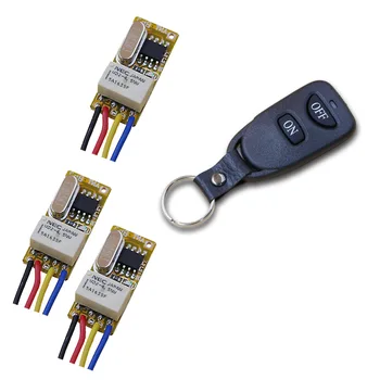 DC3.7V 4.5V 5V 6V 9V 12V RF Wireless Consoles Switch Remote Control Receiver withTransmitter Momentary Toggle Latched adjustable
DC3.7V 4.5V 5V 6V 9V 12V RF Wireless Consoles Switch Remote Control Receiver withTransmitter Momentary Toggle Latched adjustable