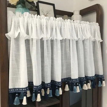Flying Solid Tassel Sheer Window Curtains for Kitchen Tulle Curtains for Home Window Tulle for Blinds Curtains Drapes QT033#4
Flying Solid Tassel Sheer Window Curtains for Kitchen Tulle Curtains for Home Window Tulle for Blinds Curtains Drapes QT033#4