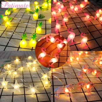PATIMATE 2M 20LED String Light Pineapple Flamingo Decor Flamingo Unicorn Party Light Tropical Unicorn Birthday Party Supplies
PATIMATE 2M 20LED String Light Pineapple Flamingo Decor Flamingo Unicorn Party Light Tropical Unicorn Birthday Party Supplies