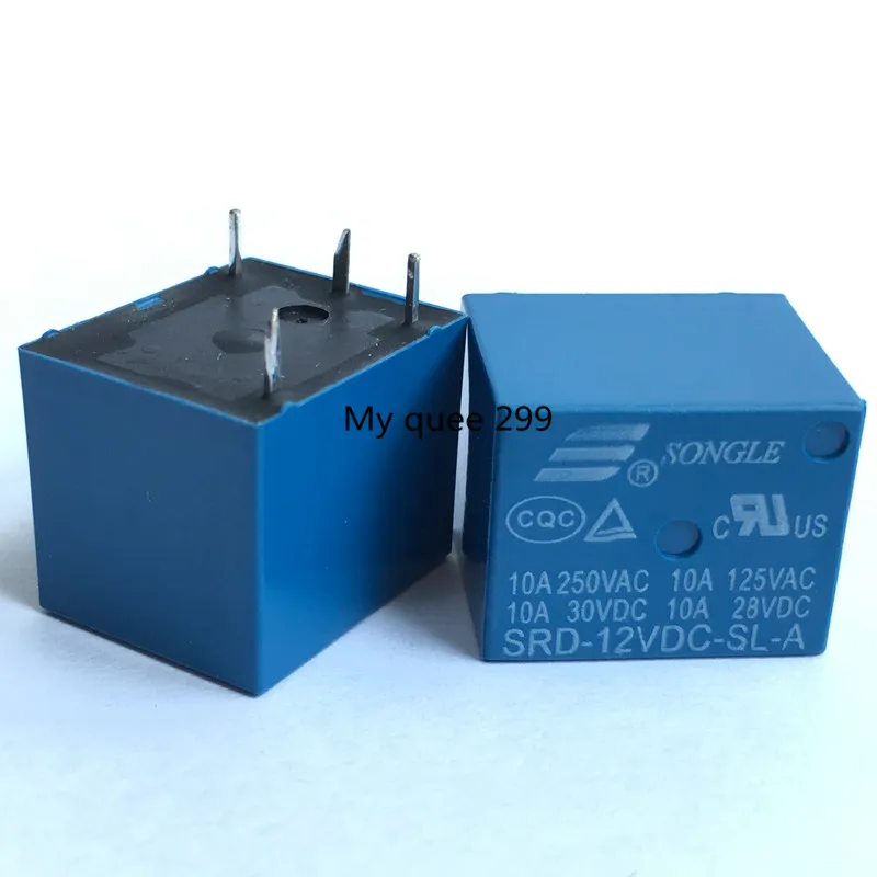 Реле SRD-12VDC-SL-A 12V 10A 250VAC 4PIN T73 5 шт./лот | Обустройство дома