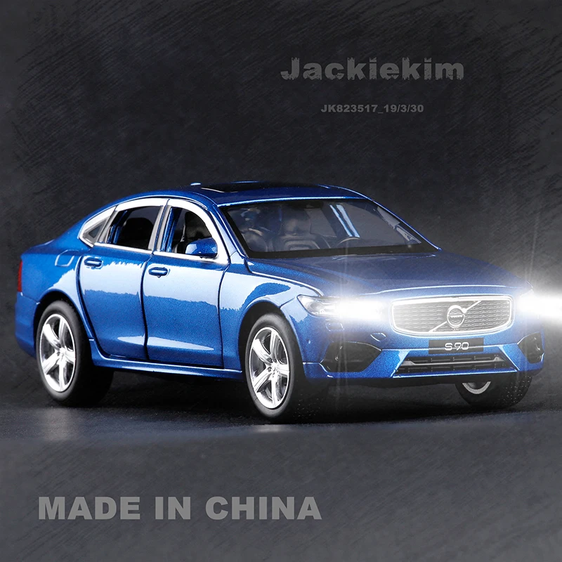 1:32 VOLVO All New S90 Alloy Car Metal Toy Car With Sound Light Pull Back Vehicle For Kids Toys Free Shipping
1:32 VOLVO All New S90 Alloy Car Metal Toy Car With Sound Light Pull Back Vehicle For Kids Toys Free Shipping