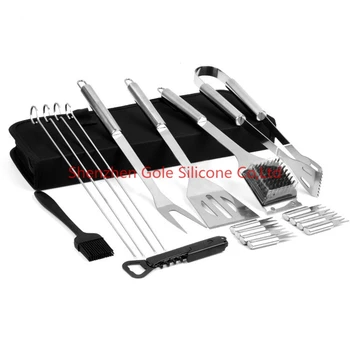720pc/40Set Stainless Steel Barbecue Grilling Tools Set BBQ Utensil Accessories Camping Outdoor Cooking Tools Kit with Carry Bag
720pc/40Set Stainless Steel Barbecue Grilling Tools Set BBQ Utensil Accessories Camping Outdoor Cooking Tools Kit with Carry Bag