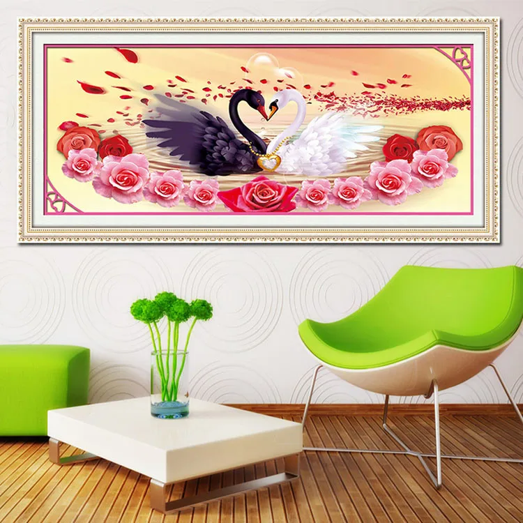 New 2017 5D Diamond Mosaic Handmade diy Diamond Painting black and white swan Cross Stitch Kits Diamond Embroidery paintingZS200
New 2017 5D Diamond Mosaic Handmade diy Diamond Painting black and white swan Cross Stitch Kits Diamond Embroidery paintingZS200