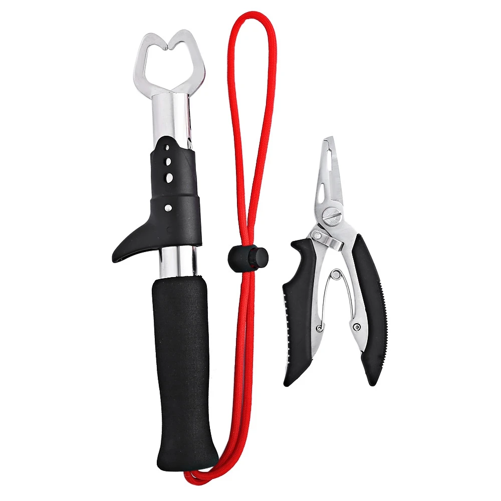 FS - 1005 2pcs Fishing Grip Nipper Snip Lure Pincers Cutter Lipgrip Remove Hook Tackle Tool Fish Gripper Plier B2Cshop
FS - 1005 2pcs Fishing Grip Nipper Snip Lure Pincers Cutter Lipgrip Remove Hook Tackle Tool Fish Gripper Plier B2Cshop