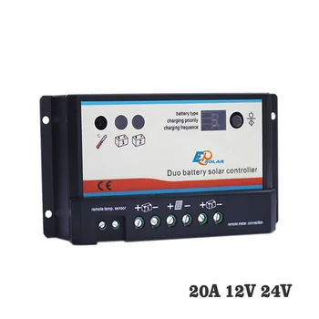 20A 12V 24V PWM EPIPDB-COM Dual Duo Two Battery epsolar Solar Charge Controller Regulators
20A 12V 24V PWM EPIPDB-COM Dual Duo Two Battery epsolar Solar Charge Controller Regulators
