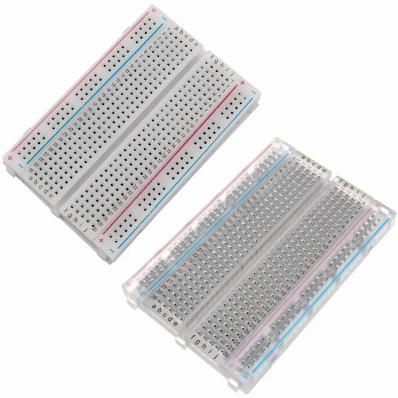 Breadboard Protoboard For Arduino UNO Universal Solderless Breadboard Power 400Tie-points Prototype Board 8.5*5.5CM Electronics
Breadboard Protoboard For Arduino UNO Universal Solderless Breadboard Power 400Tie-points Prototype Board 8.5*5.5CM Electronics