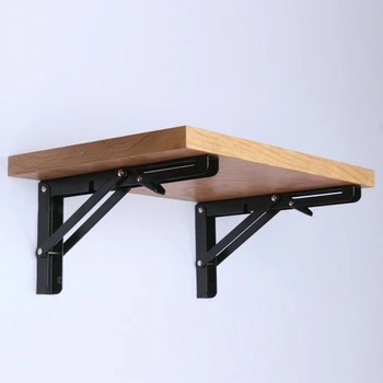 2 Pieces Black Paint Stainless Steel Table Bracket Wall Mounted Folding Shelf Bench Seat Bracket ALI88
2 Pieces Black Paint Stainless Steel Table Bracket Wall Mounted Folding Shelf Bench Seat Bracket ALI88