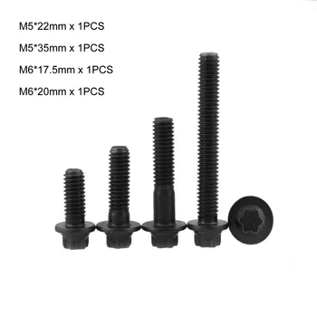 4Pcs M5 M6 Torx Hexagon Flange Head Screws Flange Hex Bolts Kit Grade12.9 Carbon Steel TEN-HIGH
4Pcs M5 M6 Torx Hexagon Flange Head Screws Flange Hex Bolts Kit Grade12.9 Carbon Steel TEN-HIGH