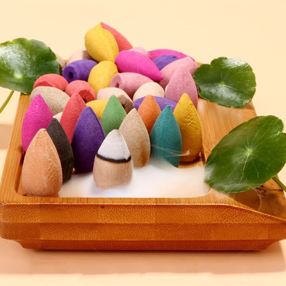 70Pcs Household Natural Reflux Tower Incense Tea Smoke Backflow Incense Or Gourd Burner Fragrant Reflux Aromatherapy Cones
70Pcs Household Natural Reflux Tower Incense Tea Smoke Backflow Incense Or Gourd Burner Fragrant Reflux Aromatherapy Cones