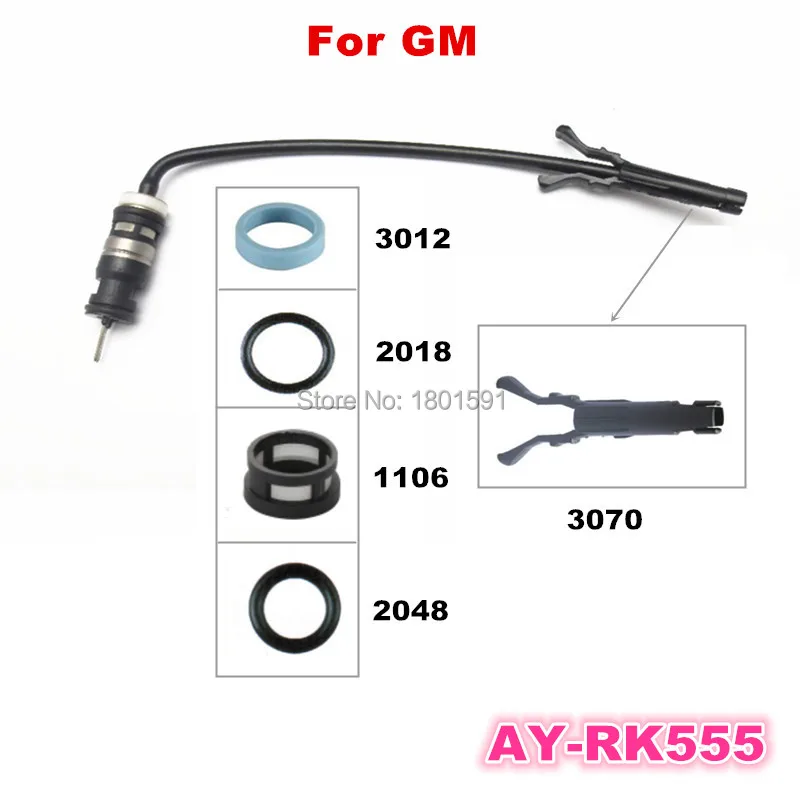 wholesal 6sets Fuel Injector Repair Kit for 6pcs injectors fit for V6 Chevrolet Blazer AY-RK555
wholesal 6sets Fuel Injector Repair Kit for 6pcs injectors fit for V6 Chevrolet Blazer AY-RK555
