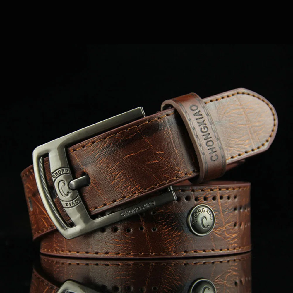 New Men's Hip Hop Style Antique Pin Buckle Belt PU Casual Fashion Black White Colors
New Men's Hip Hop Style Antique Pin Buckle Belt PU Casual Fashion Black White Colors