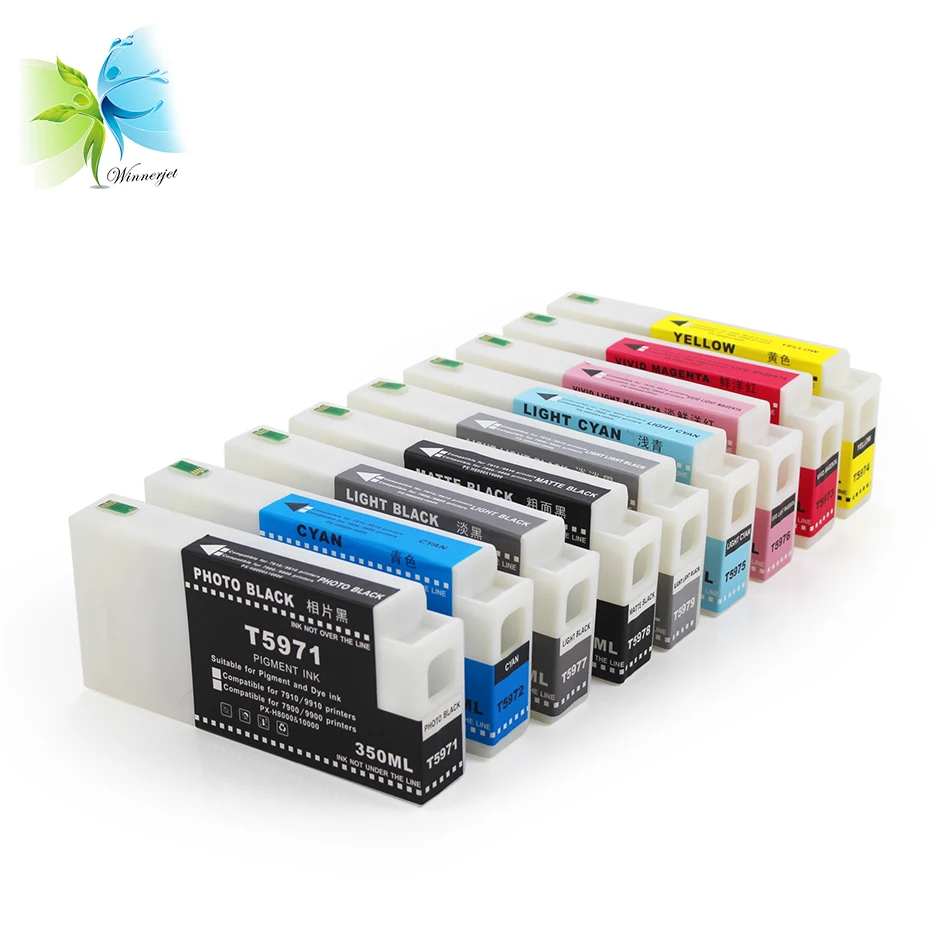 Чернильные картриджи Winnerjet, 9 цветов, полная яркость для Epson Stylus Pro 7890 9890 7908 9908
Чернильные картриджи Winnerjet, 9 цветов, полная яркость для Epson Stylus Pro 7890 9890 7908 9908