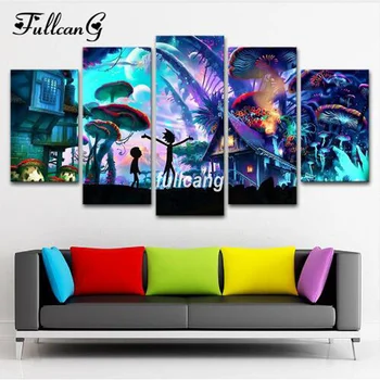 FULLCANG Full Square Diamond Embroidery Mushroom Fairy Tale World 5D Diamond Painting Cross Stitch 5PCS Mosaic Needlework D508
FULLCANG Full Square Diamond Embroidery Mushroom Fairy Tale World 5D Diamond Painting Cross Stitch 5PCS Mosaic Needlework D508