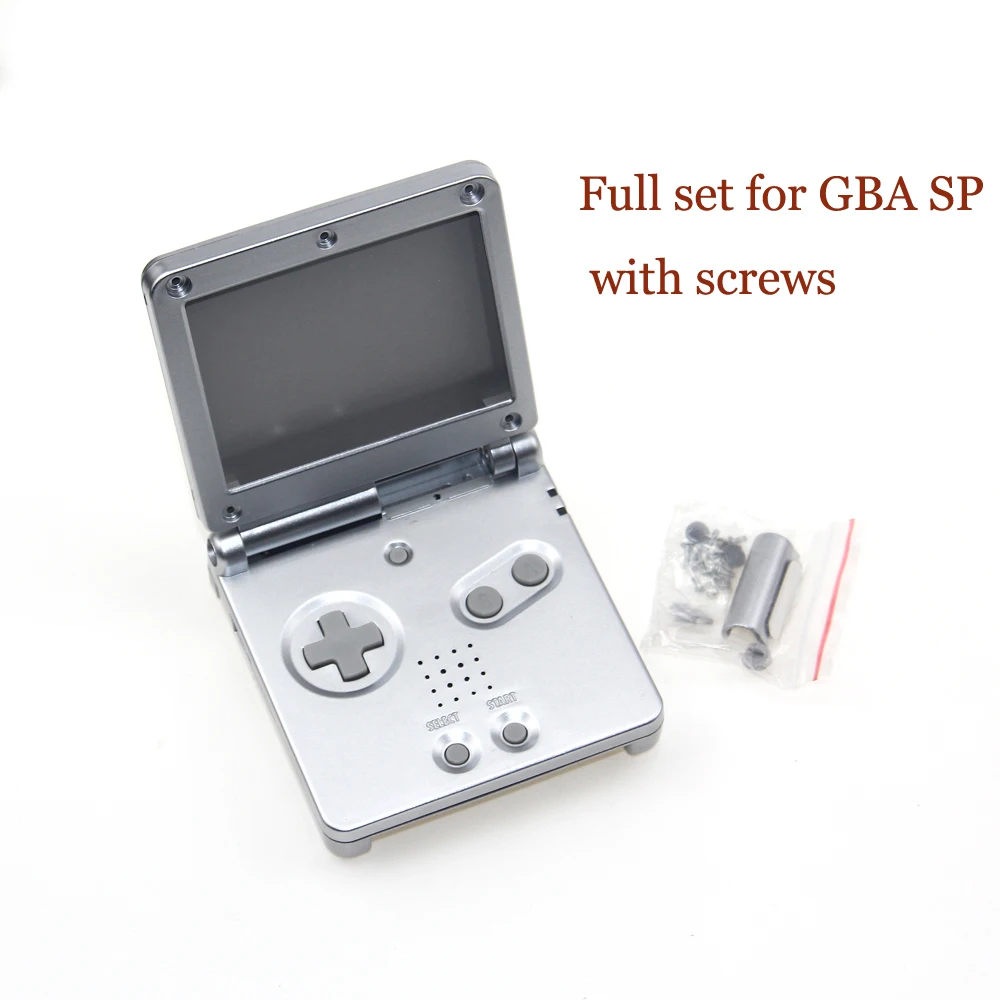Full set Replacement Housing Shell Cases Cover Kit Replacement Part Sets For Game- boy Gba Advance SP Games
Full set Replacement Housing Shell Cases Cover Kit Replacement Part Sets For Game- boy Gba Advance SP Games