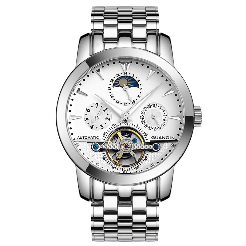 GUANQIN GQ10028 Tourbillon Mens Watches Skeleton Style Automatic Mechanical Clock Luxury Brand Leather Strap Reloj Hombre
GUANQIN GQ10028 Tourbillon Mens Watches Skeleton Style Automatic Mechanical Clock Luxury Brand Leather Strap Reloj Hombre