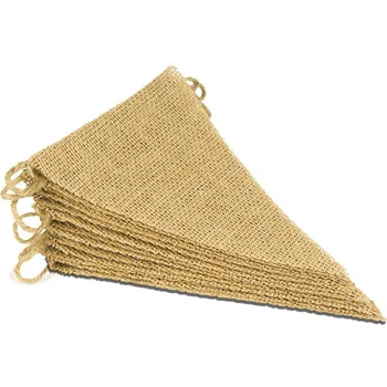 15Pcs linen Triple-cornered-string flag, DIY Decoration for Wedding and Party 
15Pcs linen Triple-cornered-string flag, DIY Decoration for Wedding and Party