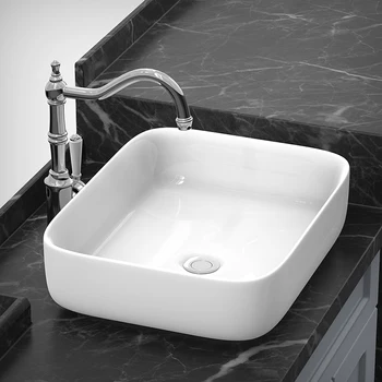 Ceramic washbasin bathroom vanity above counter basin sink square bathroom white washbasin wx11191847 
Ceramic washbasin bathroom vanity above counter basin sink square bathroom white washbasin wx11191847