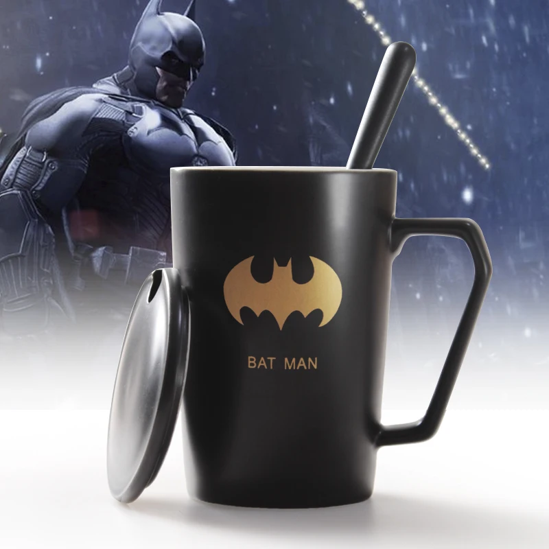 Batman Captain Superman Iron Man Spider Caneca Cups New Avengers Ceramic Coffee With Cover Spoon Superhero Mug Copo Xicara Tazas
Batman Captain Superman Iron Man Spider Caneca Cups New Avengers Ceramic Coffee With Cover Spoon Superhero Mug Copo Xicara Tazas