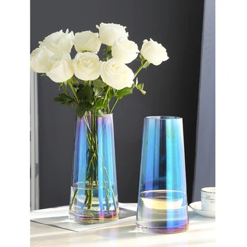 Creative Multi-Color glass vase Desktop transparent flower vases for weddings glass terrarium Hydroponic home decoration
Creative Multi-Color glass vase Desktop transparent flower vases for weddings glass terrarium Hydroponic home decoration