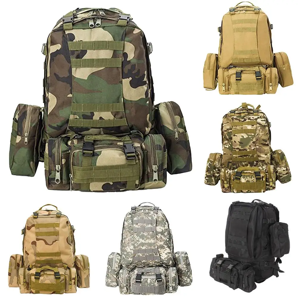New Arrival Large Camping Bag Molle Tactical Assault Outdoor Military Rucksacks Backpack Set
New Arrival Large Camping Bag Molle Tactical Assault Outdoor Military Rucksacks Backpack Set