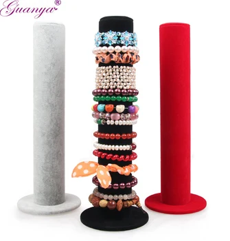 Guanya 2pcs/lot Black/red/Gray Color Velvet Jewelry Display Storage Stand Hair accessory Bracelet Bangle Holder Watch Chain Case
Guanya 2pcs/lot Black/red/Gray Color Velvet Jewelry Display Storage Stand Hair accessory Bracelet Bangle Holder Watch Chain Case