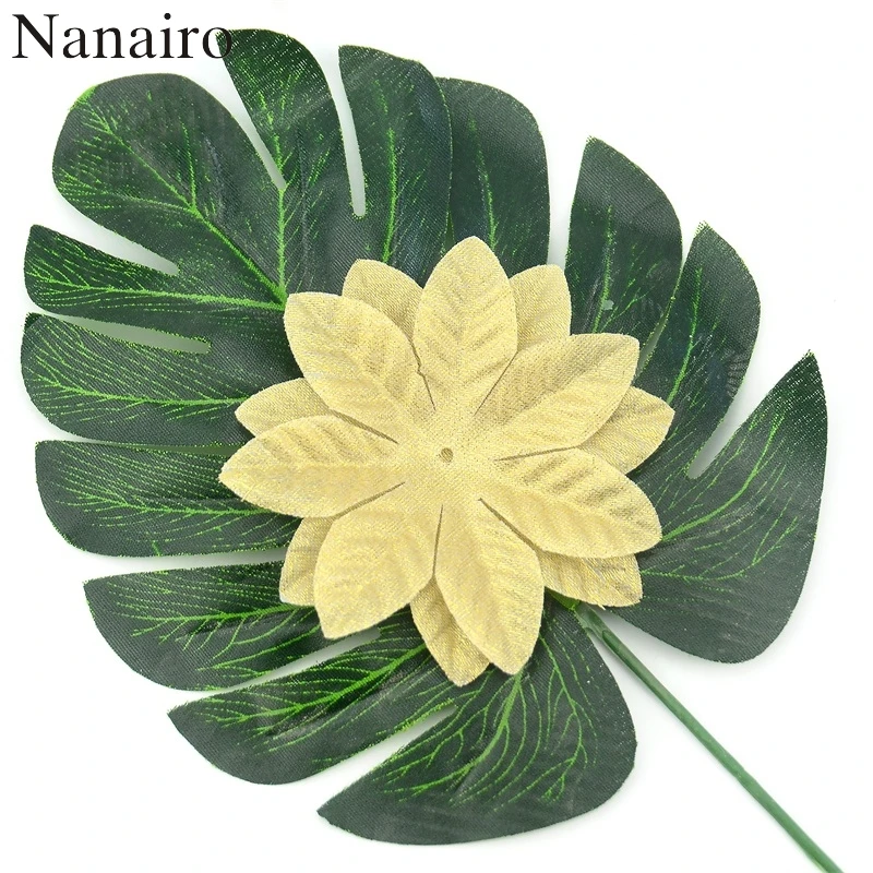 20pcs 9cm Silk Gold Artificial Roses Leaves For Wedding Home Decoration Foliage Scrapbooking Craft Wreath Christmas Tree Leaf
20pcs 9cm Silk Gold Artificial Roses Leaves For Wedding Home Decoration Foliage Scrapbooking Craft Wreath Christmas Tree Leaf