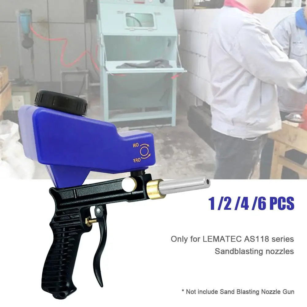 For AS118 Sandblaster Air Gravity Feed Blast Gun With 1/2/4/6 Nozzle Replaceable Tips Abrasive Sand Blasting Pneumatic Tools
For AS118 Sandblaster Air Gravity Feed Blast Gun With 1/2/4/6 Nozzle Replaceable Tips Abrasive Sand Blasting Pneumatic Tools