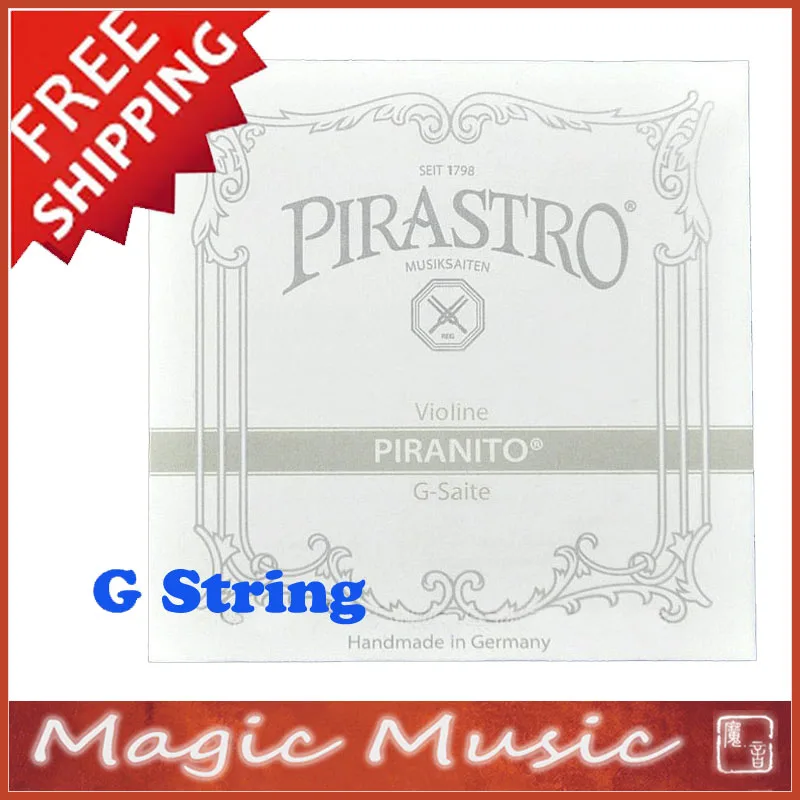 Free shipping! Pirastro Piranito Violin G String Model 615400 Ball End 4/4 made in Germany, 1 Piece Only G String 615400
Free shipping! Pirastro Piranito Violin G String Model 615400 Ball End 4/4 made in Germany, 1 Piece Only G String 615400