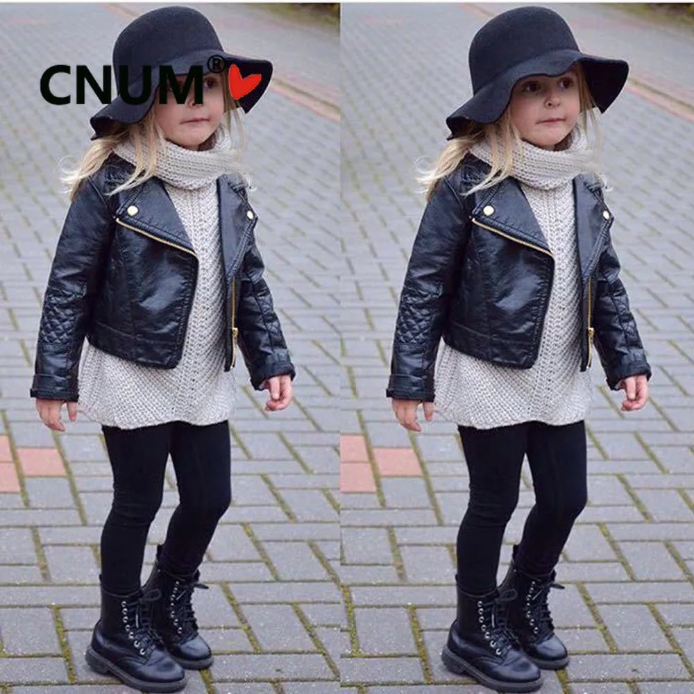 Toddler Girl Jacket New Fashion Spring and Autumn and The Wind PU Leather Leather Coat Baby Boys and Girls Short Children Jacket
Toddler Girl Jacket New Fashion Spring and Autumn and The Wind PU Leather Leather Coat Baby Boys and Girls Short Children Jacket