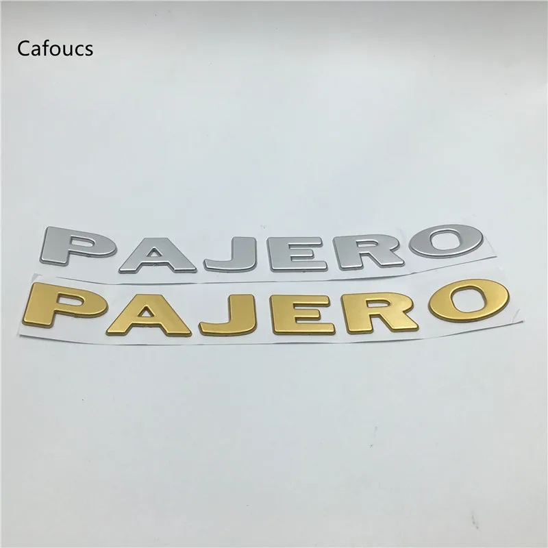 Cafocus Silver / Gold For MITSUBISHI PAJERO Rear Trunk letters Sticker Tailgate Logo Badge Emblem Decals
Cafocus Silver / Gold For MITSUBISHI PAJERO Rear Trunk letters Sticker Tailgate Logo Badge Emblem Decals