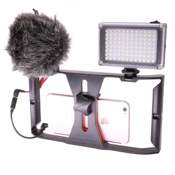 Ulanzi Smartphone Video Handle Rig Filmmaking Stabilizer Case movie youtube videos/ get Led Light & Rode VideoMicro microphone
Ulanzi Smartphone Video Handle Rig Filmmaking Stabilizer Case movie youtube videos/ get Led Light & Rode VideoMicro microphone