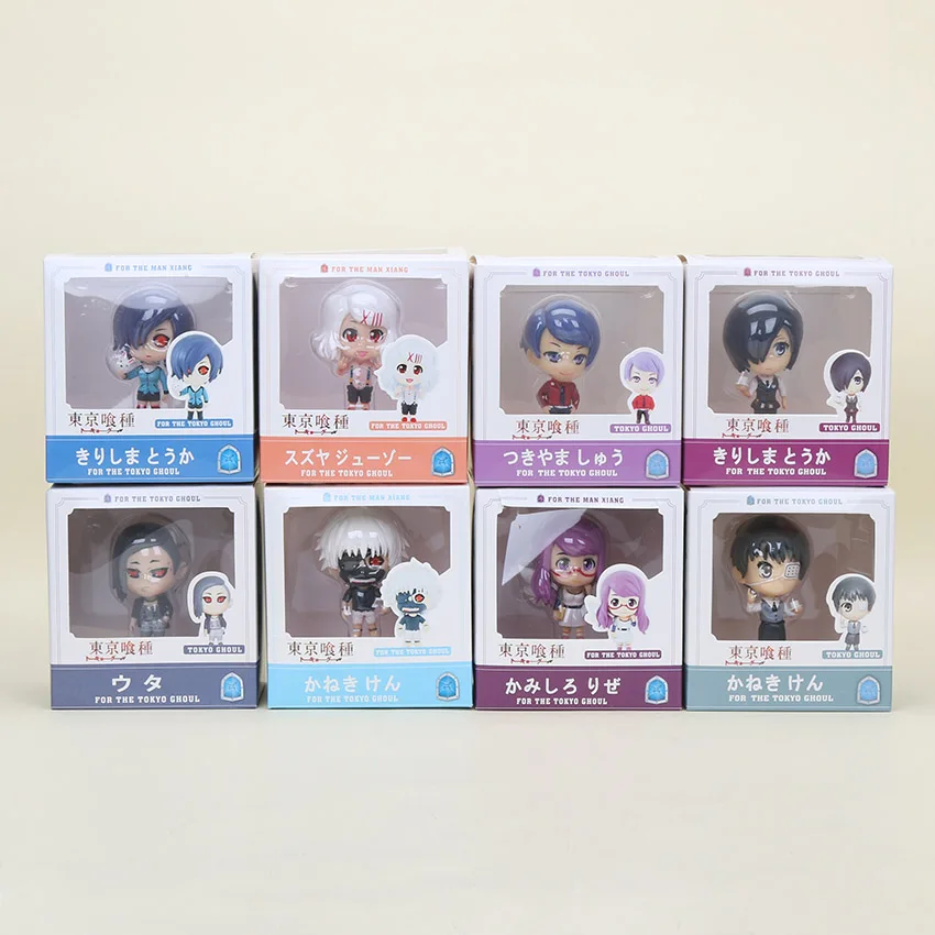 4pcs/set Tokyo Ghoul Figure Ken Kaneki Touka Kirishima Shuu Tsukiyama PVC Action Figure Model Toys Dolls
4pcs/set Tokyo Ghoul Figure Ken Kaneki Touka Kirishima Shuu Tsukiyama PVC Action Figure Model Toys Dolls