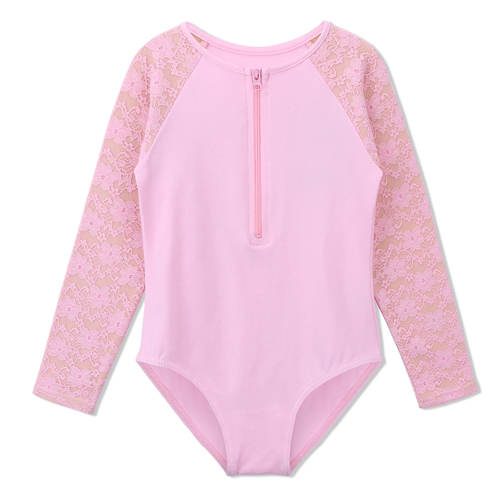 BAOHULU Cute Toddler 3-8 Years Girls Ballet Leotard Dance Wear Lace Pink Round Neck Long Sleeve Bodysuit Kids Dance Costume
BAOHULU Cute Toddler 3-8 Years Girls Ballet Leotard Dance Wear Lace Pink Round Neck Long Sleeve Bodysuit Kids Dance Costume