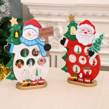 DIY Christmas Ornament Wooden Christmas Tree Christmas Hanging Ornament Gift Children Home Xmas Table Decoration navidad 2018
DIY Christmas Ornament Wooden Christmas Tree Christmas Hanging Ornament Gift Children Home Xmas Table Decoration navidad 2018