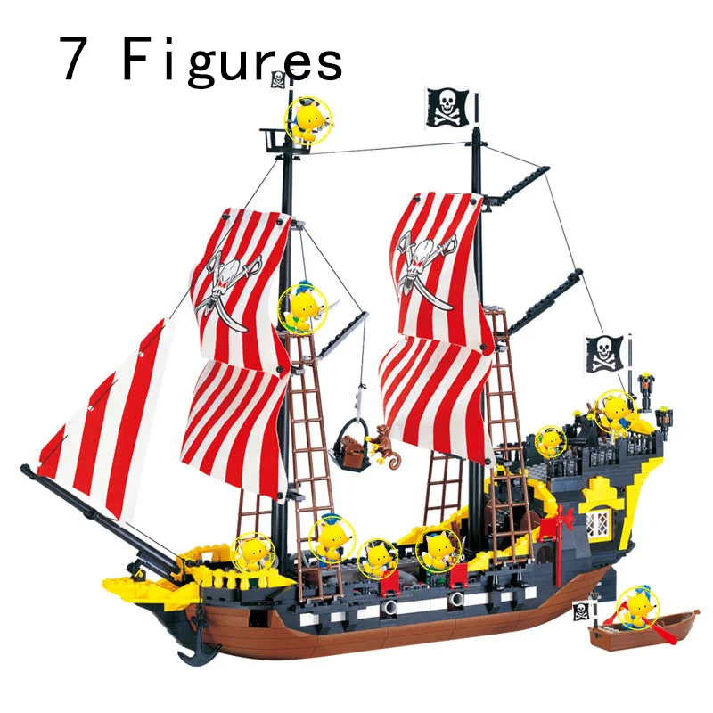 6243 Enlighten 308 Pirates Series Black Pearl Building Blocks Educational Toy Compatible With wange Pirates of the Caribbean
6243 Enlighten 308 Pirates Series Black Pearl Building Blocks Educational Toy Compatible With wange Pirates of the Caribbean