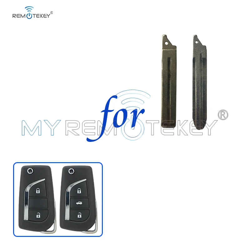 Remtekey 5pcs Replacement Flip Floding Remote Car Key Blade TOY43 TOY48 For Toyota Corolla 2012 2013 2014 2015 2016 2017
Remtekey 5pcs Replacement Flip Floding Remote Car Key Blade TOY43 TOY48 For Toyota Corolla 2012 2013 2014 2015 2016 2017