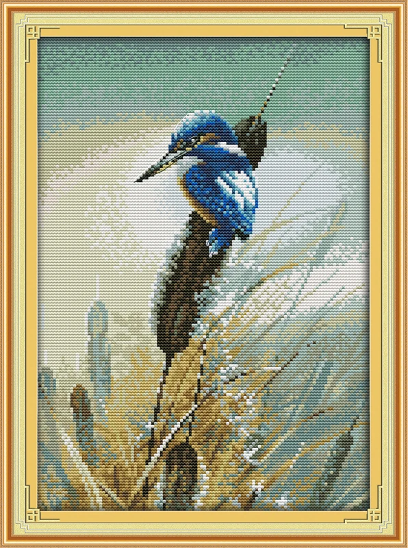 River and kingfisher cross stitch kits animal 14ct 11ct print canvas embroider pattern tool DIY handmade needlework decoration
River and kingfisher cross stitch kits animal 14ct 11ct print canvas embroider pattern tool DIY handmade needlework decoration