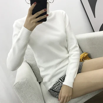 Thick Turtleneck Warm Women Sweater Autumn Winter Knitted Femme Pull High Elasticity Soft Female Sweater knitted pullover tops
Thick Turtleneck Warm Women Sweater Autumn Winter Knitted Femme Pull High Elasticity Soft Female Sweater knitted pullover tops