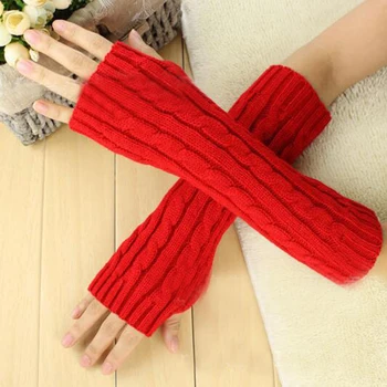 Winter Fingerless Gloves Autumn Gloves Women Mitaine Long Knitted Arm Hand Warmer For Female Guantes Invierno Handschoenen
Winter Fingerless Gloves Autumn Gloves Women Mitaine Long Knitted Arm Hand Warmer For Female Guantes Invierno Handschoenen