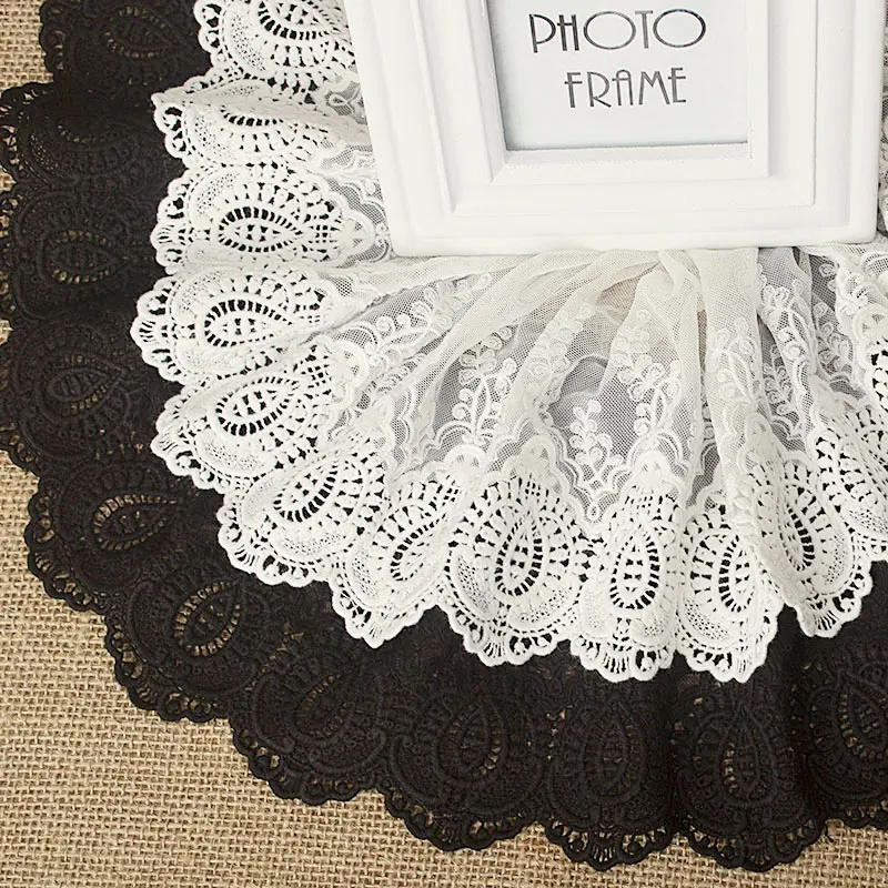 Width 20cm High Quality Lace Fabric, Mesh Embroidered Dress Lace ,curtains Bedding Decorative Lace Trim 3 Yards / Lot RS143
Width 20cm High Quality Lace Fabric, Mesh Embroidered Dress Lace ,curtains Bedding Decorative Lace Trim 3 Yards / Lot RS143