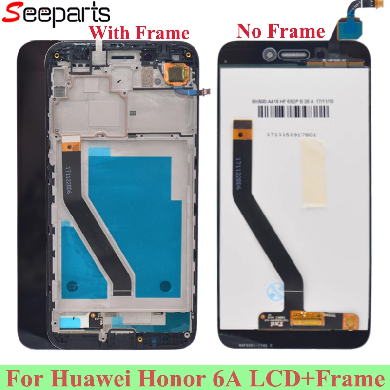 NEW For Huawei Honor 6A LCD Display DLI-TL20 DLI-AL10 LCD Display Touch Screen Digitizer Assembly Replacement For Honor 6a LCD
NEW For Huawei Honor 6A LCD Display DLI-TL20 DLI-AL10 LCD Display Touch Screen Digitizer Assembly Replacement For Honor 6a LCD