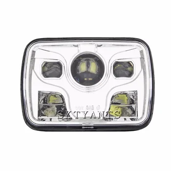 5X7 led headlight trucklight High Low Beam Sealed Beam Replacement DOT Chrome for Fits H6014, H6052, H6054
5X7 led headlight trucklight High Low Beam Sealed Beam Replacement DOT Chrome for Fits H6014, H6052, H6054