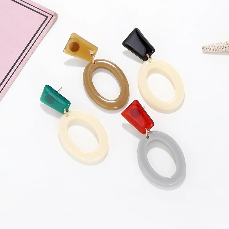 Fashion Acrylic Earring Hollow Oval Round Pendant Colorful Earrings Geometry Bohemian Jewelry For Women Accessories Gift2019
Fashion Acrylic Earring Hollow Oval Round Pendant Colorful Earrings Geometry Bohemian Jewelry For Women Accessories Gift2019