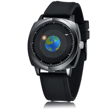 Abrray Creative Earth Unisex Watch Personality Sun and Moon Dial Silicone Strap Quartz Wristwatches Astronomy Space Watches
Abrray Creative Earth Unisex Watch Personality Sun and Moon Dial Silicone Strap Quartz Wristwatches Astronomy Space Watches