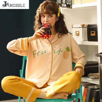 JRMISSLI Cotton Plus Size Pajamas sleepwear sets lingerie women pijamas womens pyjamas for women home wear
JRMISSLI Cotton Plus Size Pajamas sleepwear sets lingerie women pijamas womens pyjamas for women home wear