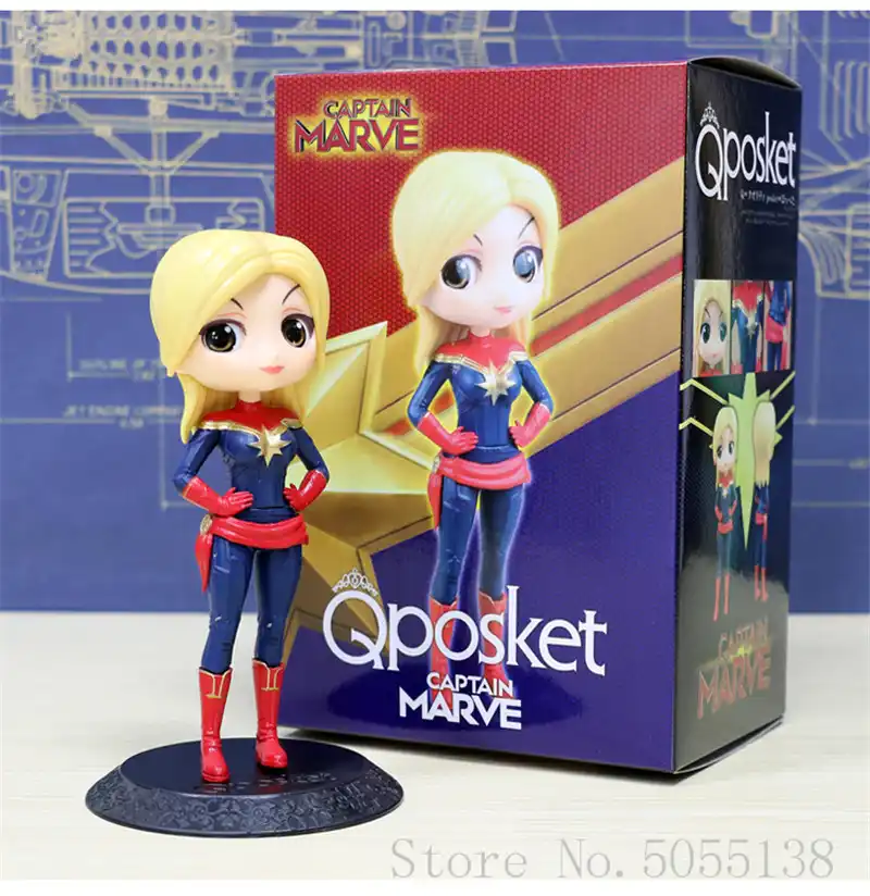15cm black widow captain marvel avengers action figure toys doll