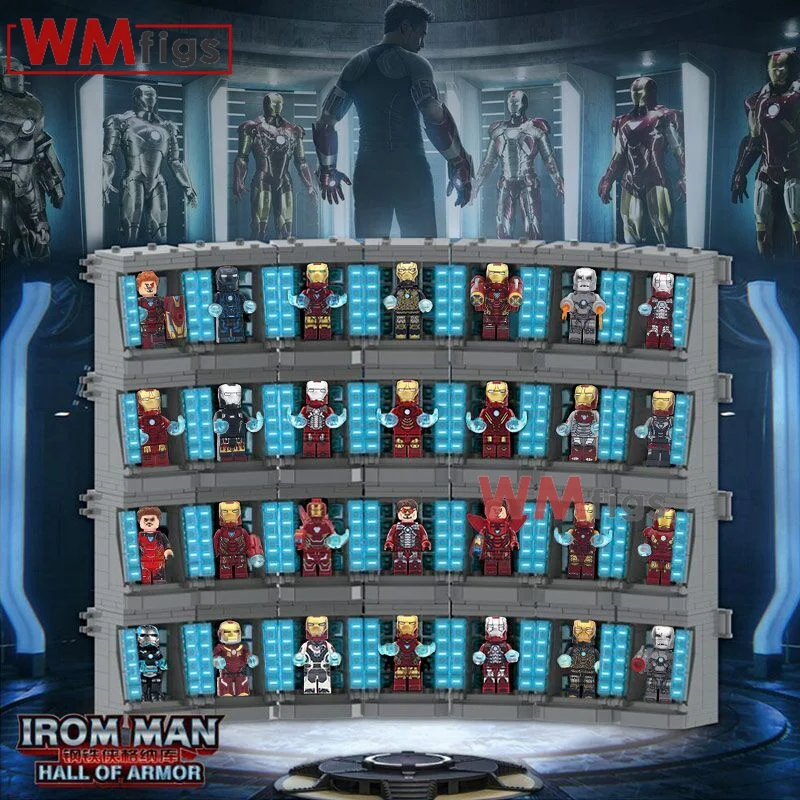 Single Legoings Iron Man Hall of Armor Model Super Heroes Figures Collection Accessories Kit Building Blocks Toys for Children
Single Legoings Iron Man Hall of Armor Model Super Heroes Figures Collection Accessories Kit Building Blocks Toys for Children