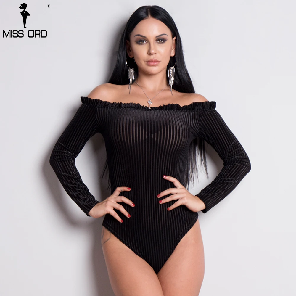 Missord 2019 Sexy Women Off Shoulder Backless playsuit Long Sleeve Bodysuits NE1825
Missord 2019 Sexy Women Off Shoulder Backless playsuit Long Sleeve Bodysuits NE1825